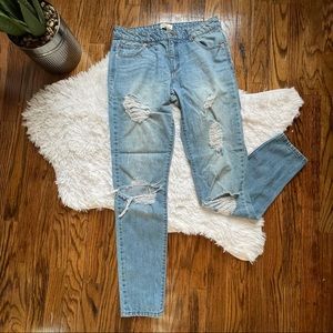 Forever 21 high waisted distressed Jeans